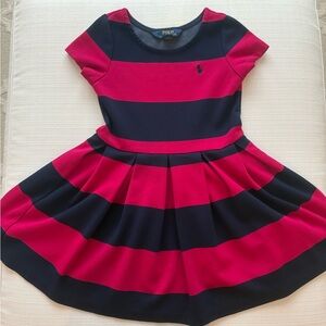 Polo by Ralph Lauren Kids Dress in Pink and Navy
